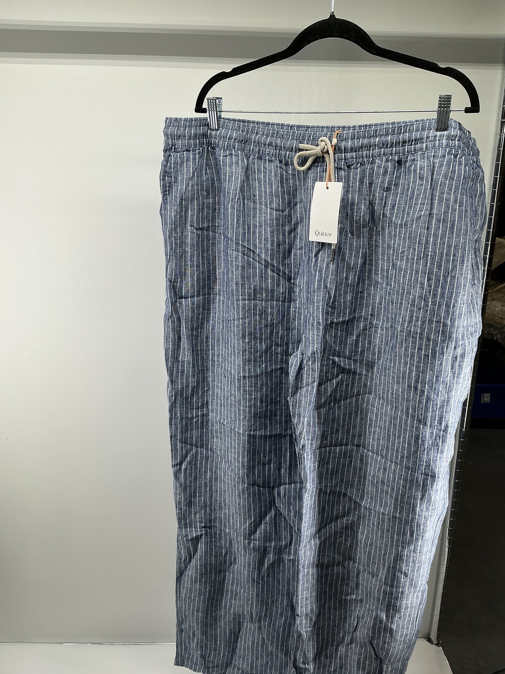 100% European Linen Drawstring Beach Pants - 32"